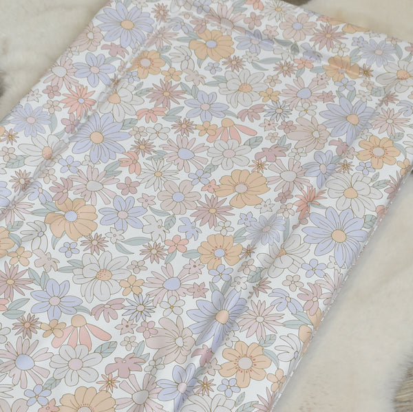 Standard Changing Mat - Retro Flowers