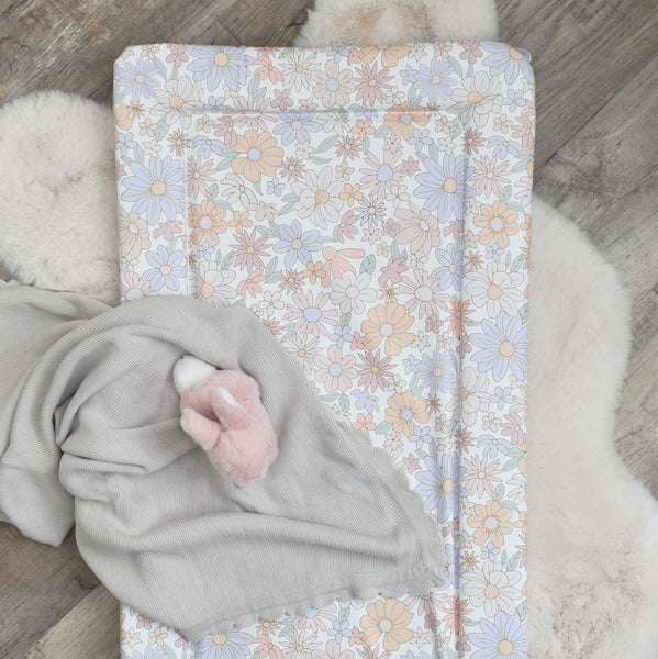 Standard Changing Mat - Retro Flowers