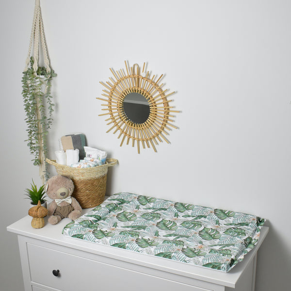 Standard Changing Mat - Jungle Palm Leaves