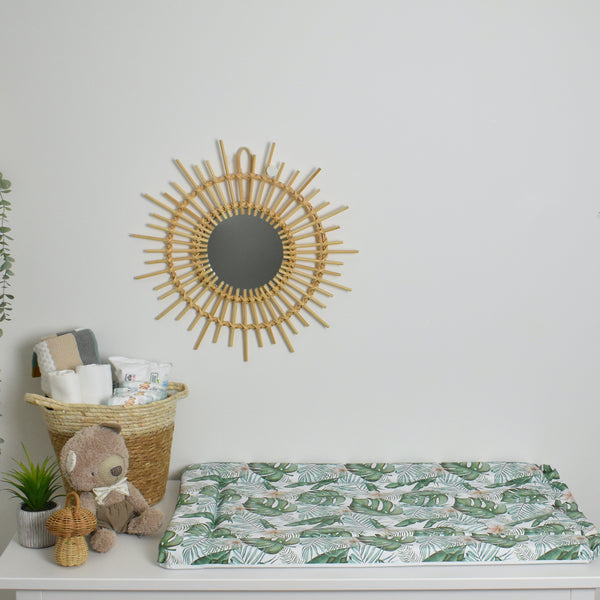 Standard Changing Mat - Jungle Palm Leaves