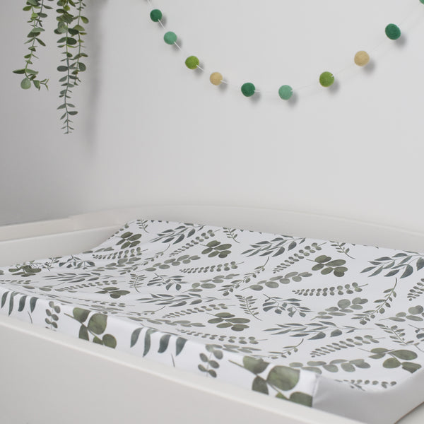 Anti-Roll Changing Mat - Eucalyptus Leaves