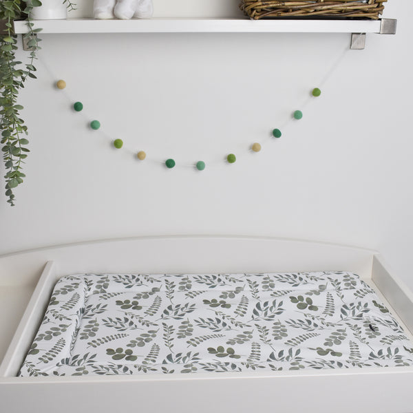 Standard Changing Mat - Eucalyptus Leaves