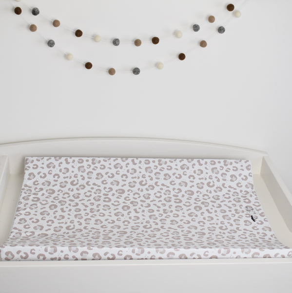 Anti-Roll Changing Mat - Leopard Print (BROWN/BEIGE)