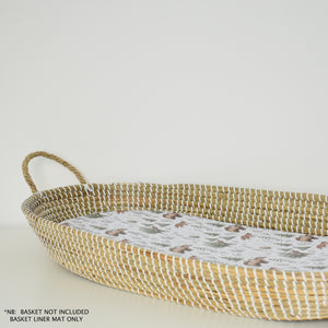 Basket Liner Mat - Woodlands (GREY)