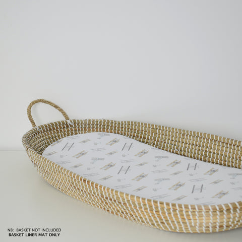 Basket Liner Mat - Biplanes