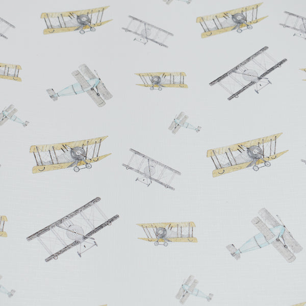 Basket Liner Mat - Biplanes