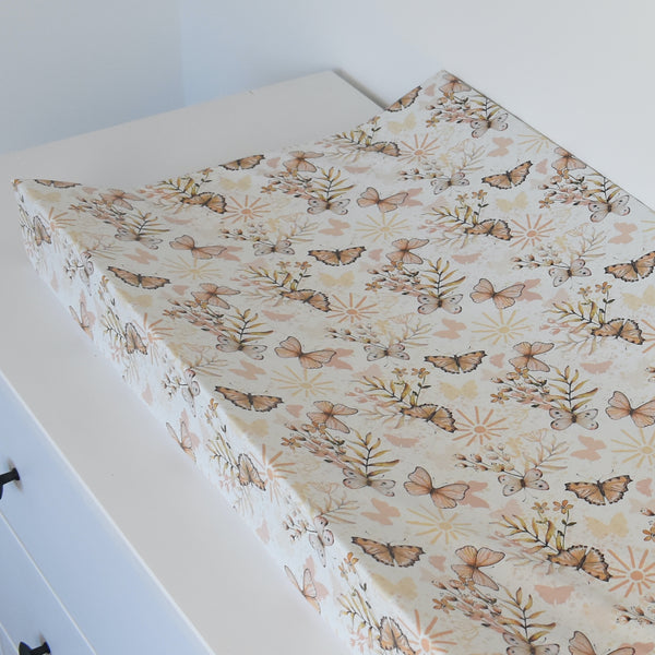 Anti-Roll Changing Mat - Boho Butterflies