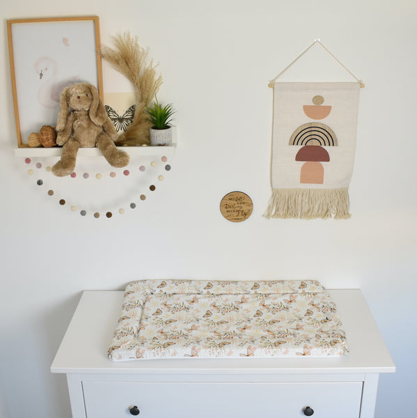 Standard Changing Mat - Boho Butterflies