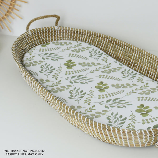 Basket Liner Mat - Eucalyptus Leaves