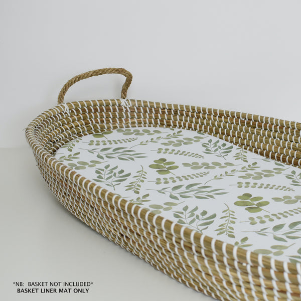 Basket Liner Mat - Eucalyptus Leaves