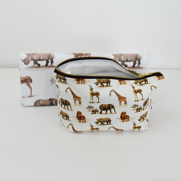 Baby Bag Pouch - Safari Wilderness