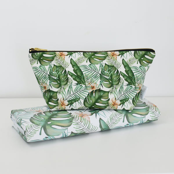 Baby Bag Pouch - Jungle Palm Leaves