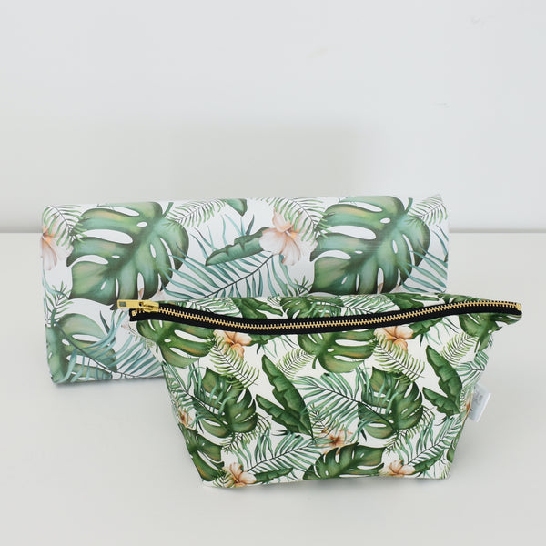 Baby Bag Pouch - Jungle Palm Leaves