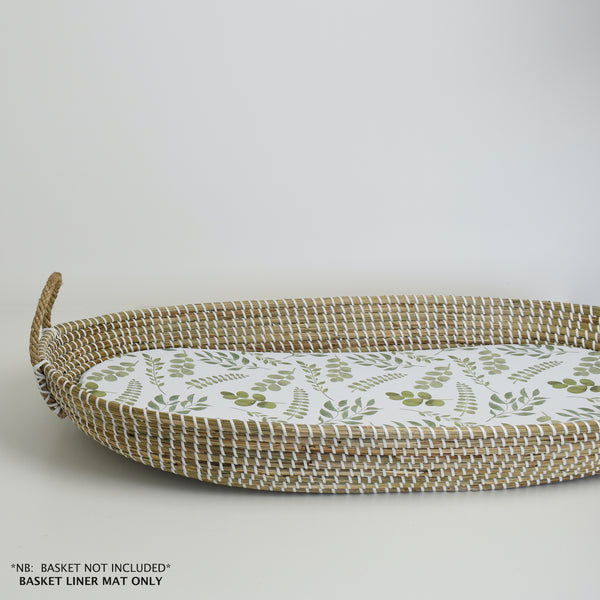 Basket Liner Mat - Eucalyptus Leaves