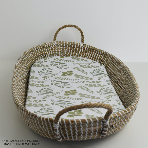 Basket Liner Mat - Eucalyptus Leaves