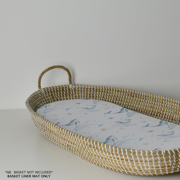 Basket Liner Mat - Whale