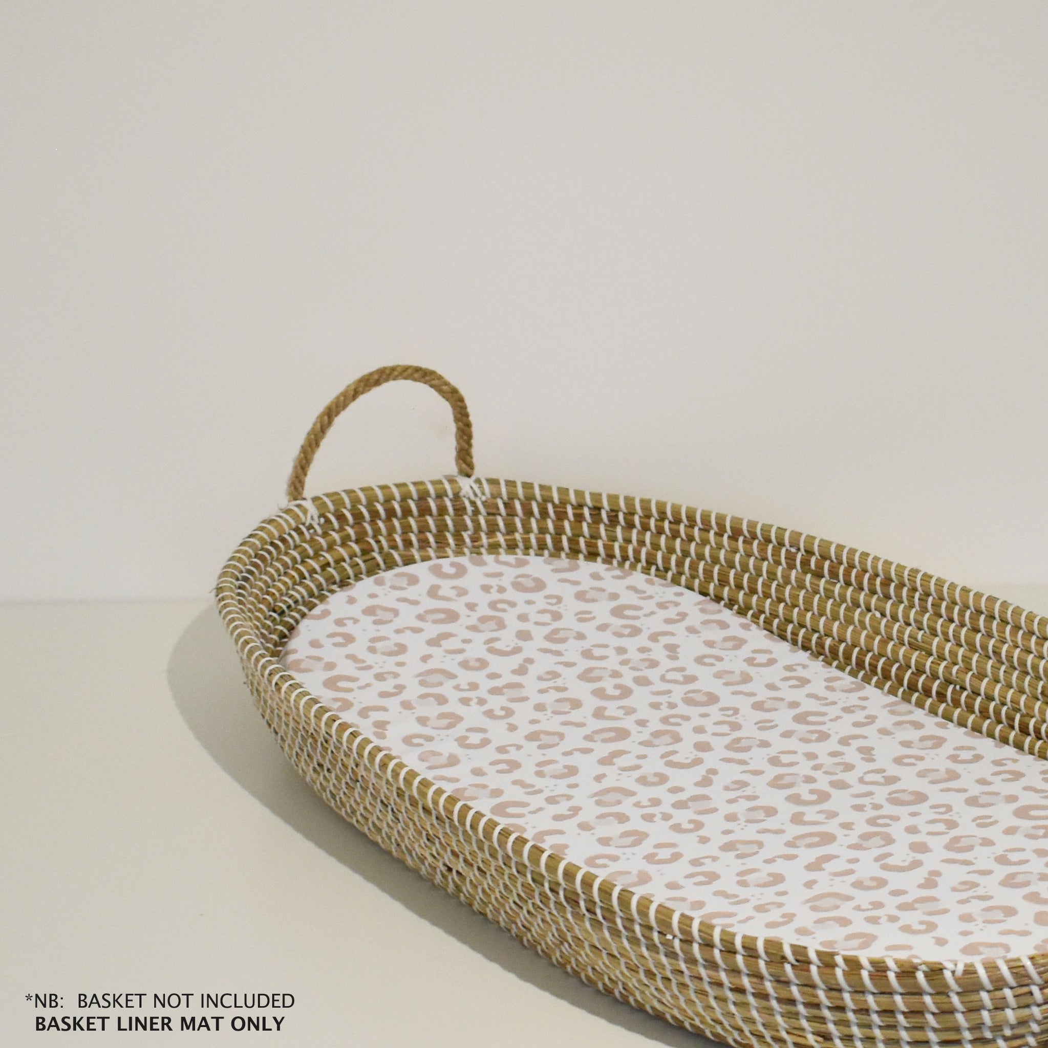 Basket Liner Mat - Leopard Print