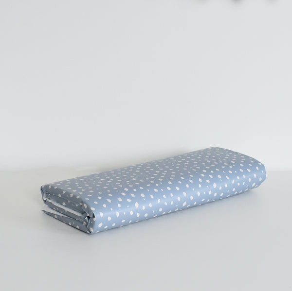 Travel Mat - Polka Dot Brush Strokes  (DUSTY BLUE)