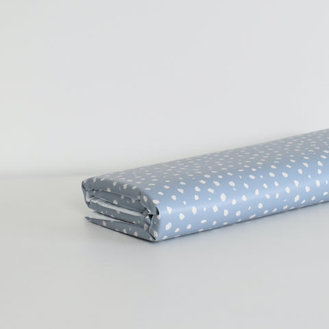 Travel Mat - Polka Dot Brush Strokes  (DUSTY BLUE)