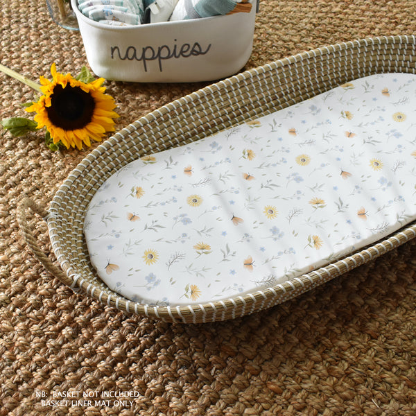 Basket Liner Mat - Wildflowers