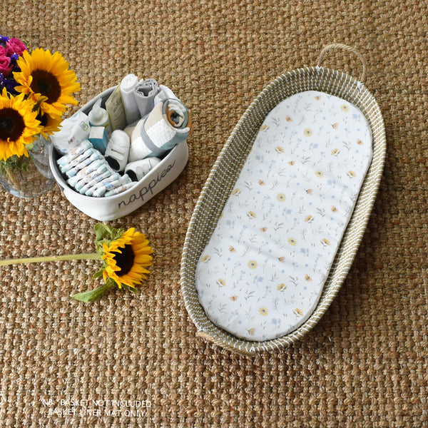 Basket Liner Mat - Wildflowers