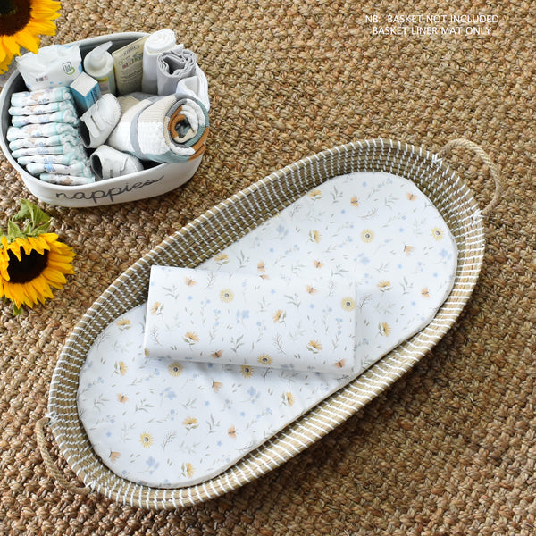 Basket Liner Mat - Wildflowers