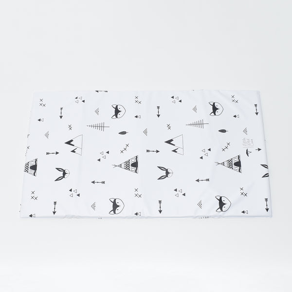 Travel Mat - Mono Scandi Print