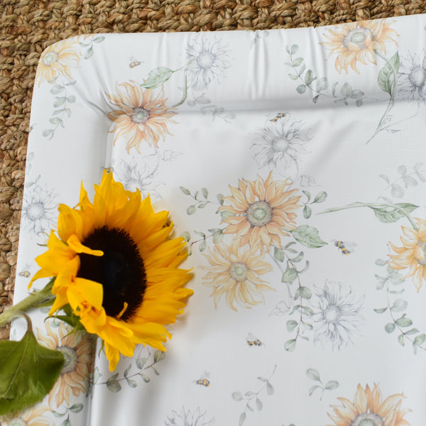 Standard Changing Mat - Sunflowers and Bees