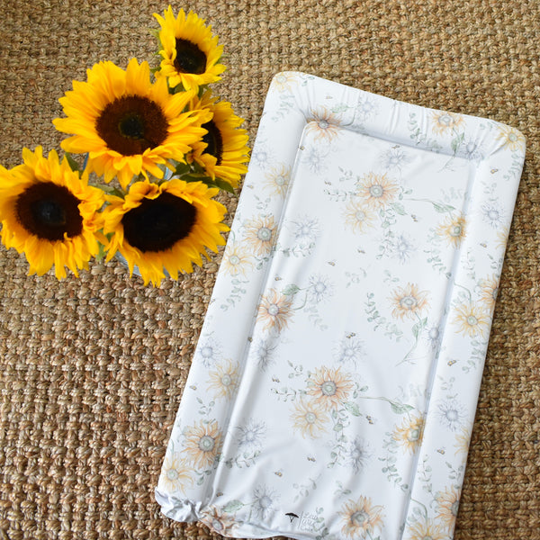 Standard Changing Mat - Sunflowers and Bees