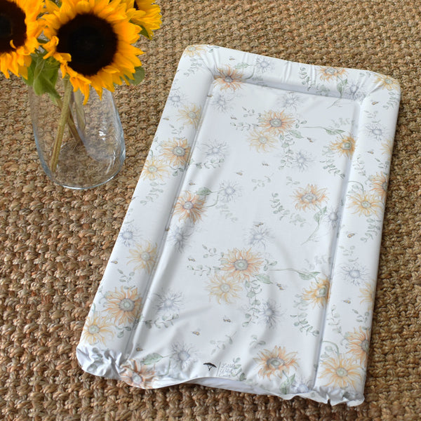 Standard Changing Mat - Sunflowers and Bees