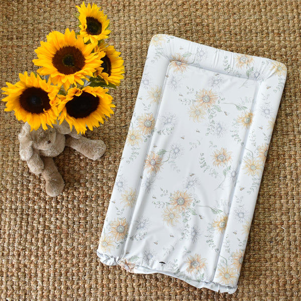 Standard Changing Mat - Sunflowers and Bees