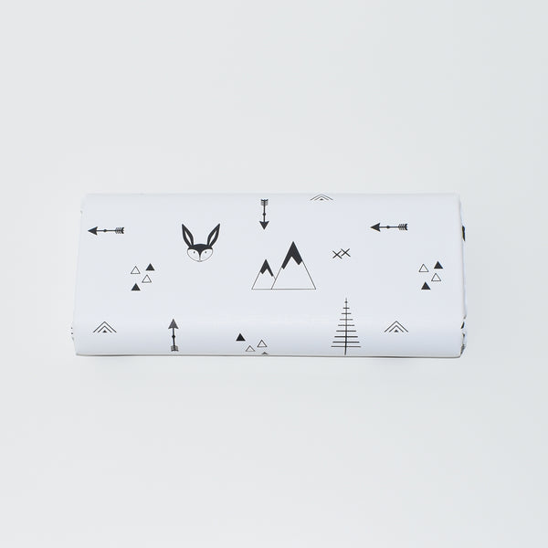 Travel Mat - Mono Scandi Print