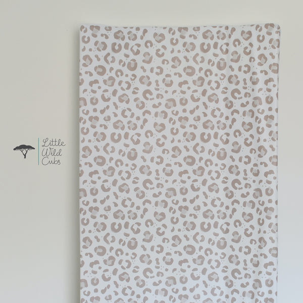 Anti-Roll Changing Mat - Leopard Print (BROWN/BEIGE)