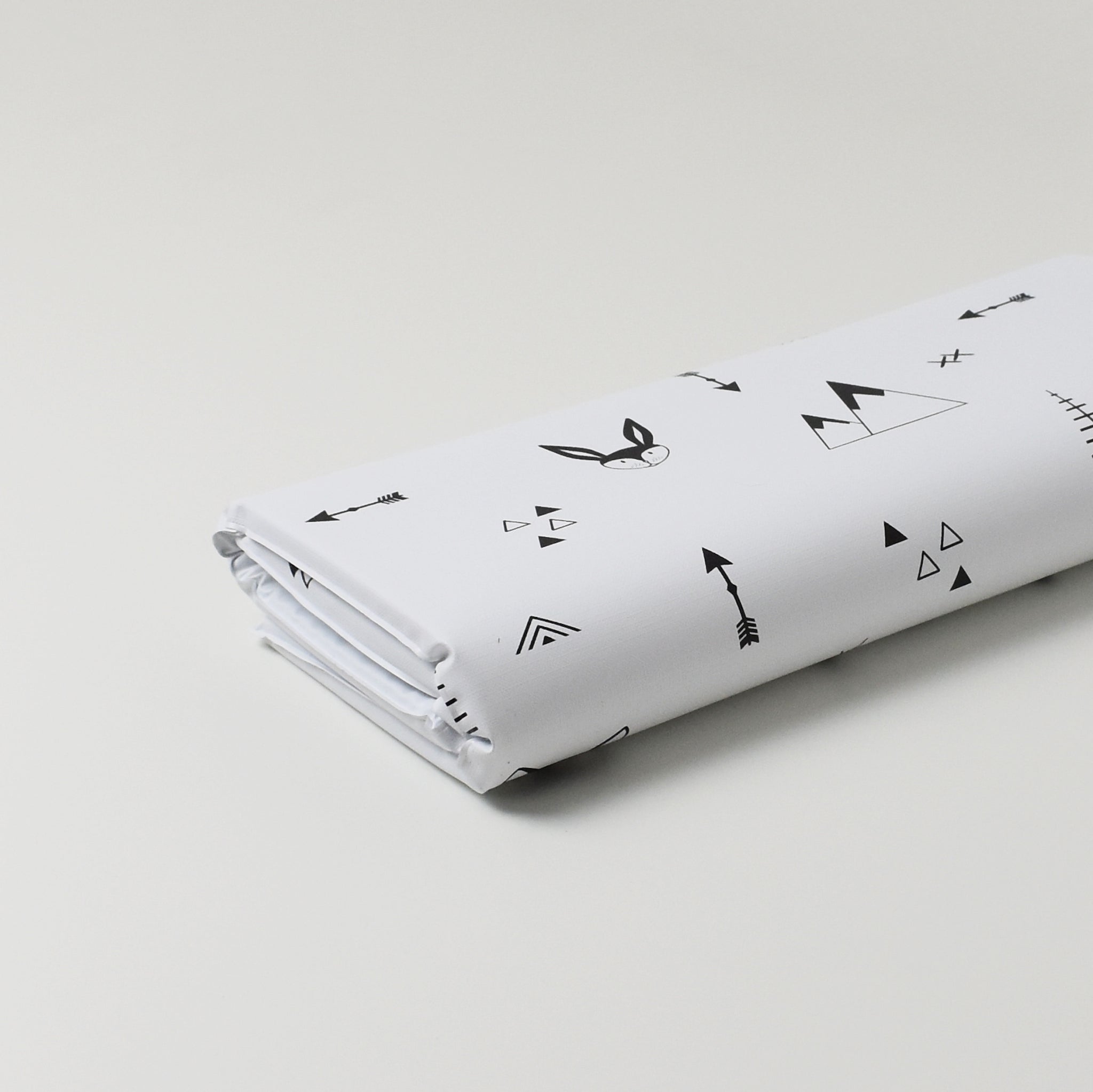 Travel Mat - Mono Scandi Print